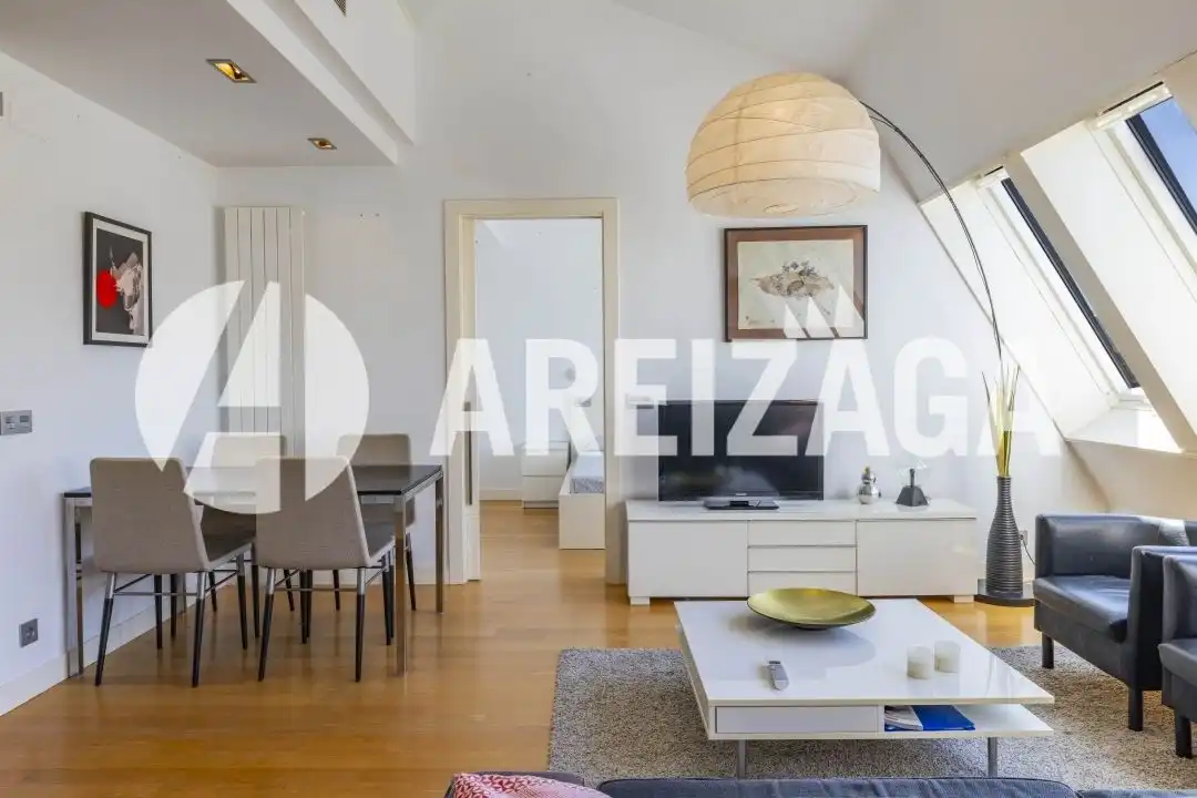 Sala de estar de Ático en venta en Donostia - San Sebastián  con Aire acondicionado y Calefacción