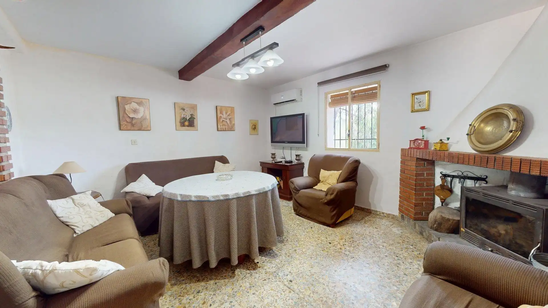 Sala de estar de Finca rústica en venta en Córdoba con Piscina