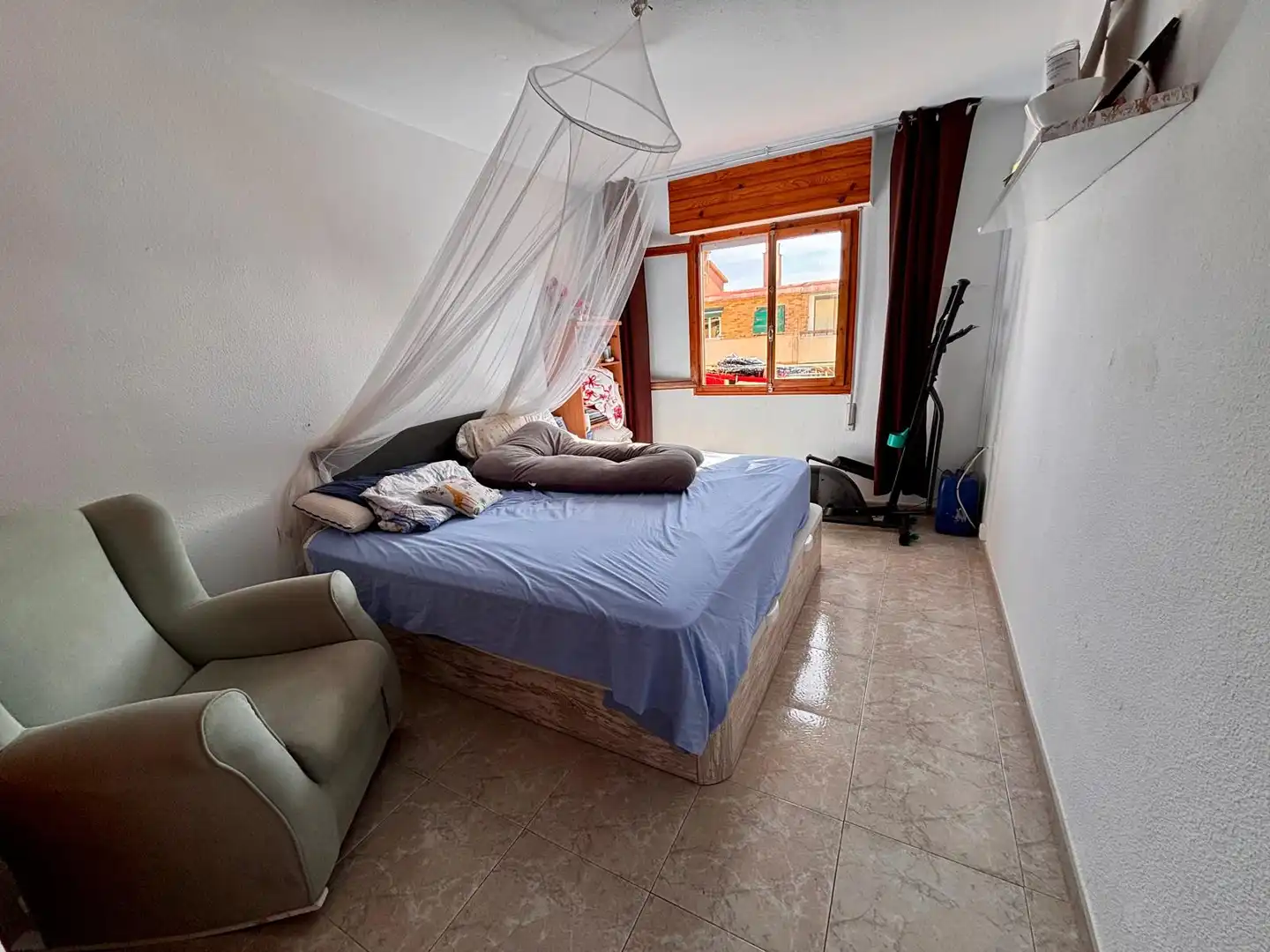 Schlafzimmer von Wohnung zum Verkauf in Alicante / Alacant mit Klimaanlage, Möbliert und Ofen