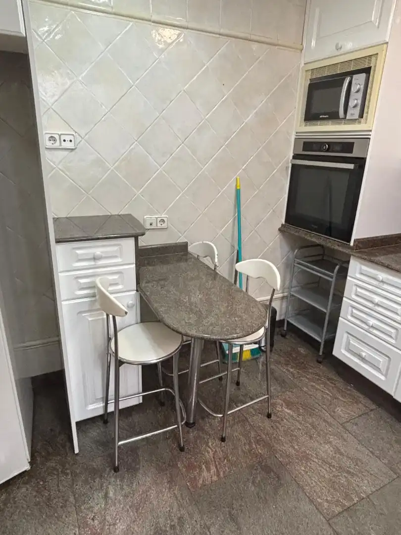 Küche von Wohnung zur Miete in Valencia mit Klimaanlage, Heizung und Möbliert