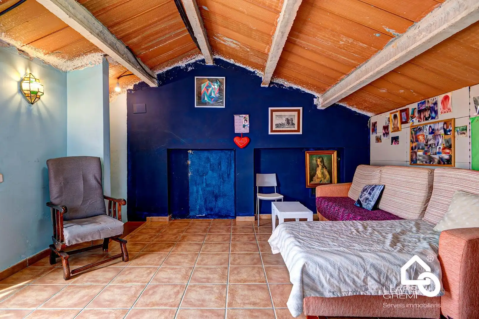 Living room of Houses for sale in Piera  with Heating, Private garden and Terrace