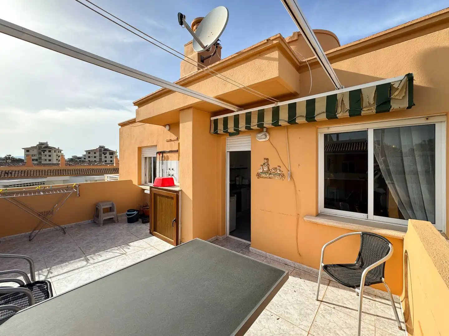 Terrace of Apartments for rent in Dénia  with Air Conditioner, Terrace and Furnished