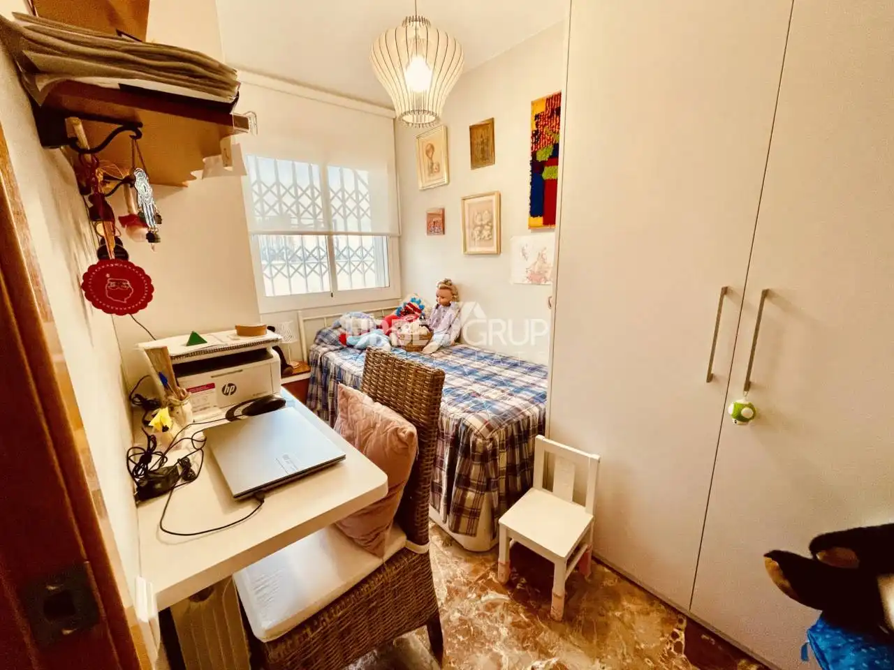 Schlafzimmer von Wohnung zum Verkauf in Terrassa mit Klimaanlage, Heizung und Privatgarten