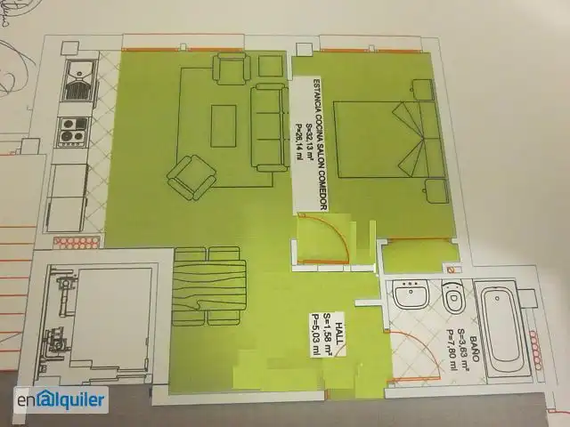 Wohnung mit Aufzug zum Verkauf in Rúa de Isidro Parga Pondal, imagen 5