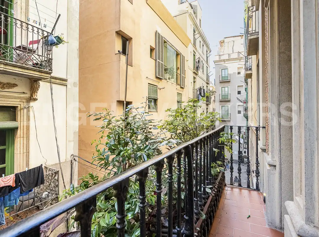 Terraza de Piso de alquiler en Barcelona con Aire acondicionado, Calefacción y Parquet