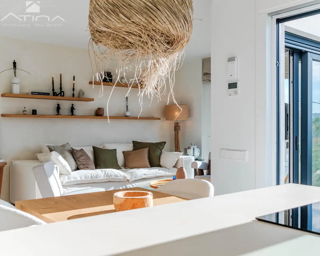 Sala de estar de Ático en venta en Jávea / Xàbia con Aire acondicionado, Calefacción y Jardín privado