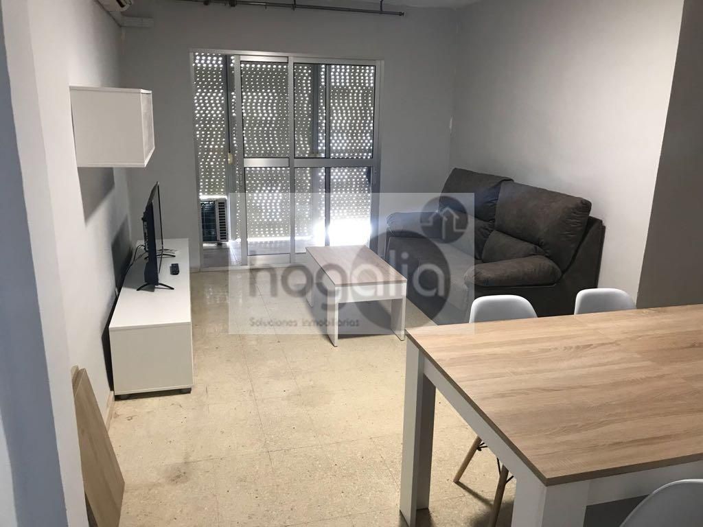 Living room of Flat to rent in  Sevilla Capital  with Air Conditioner, Terrace and Furnished