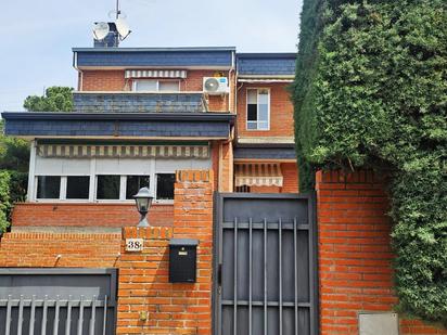 Exterior view of Single-family semi-detached for sale in Galapagar  with Air Conditioner, Terrace and Balcony