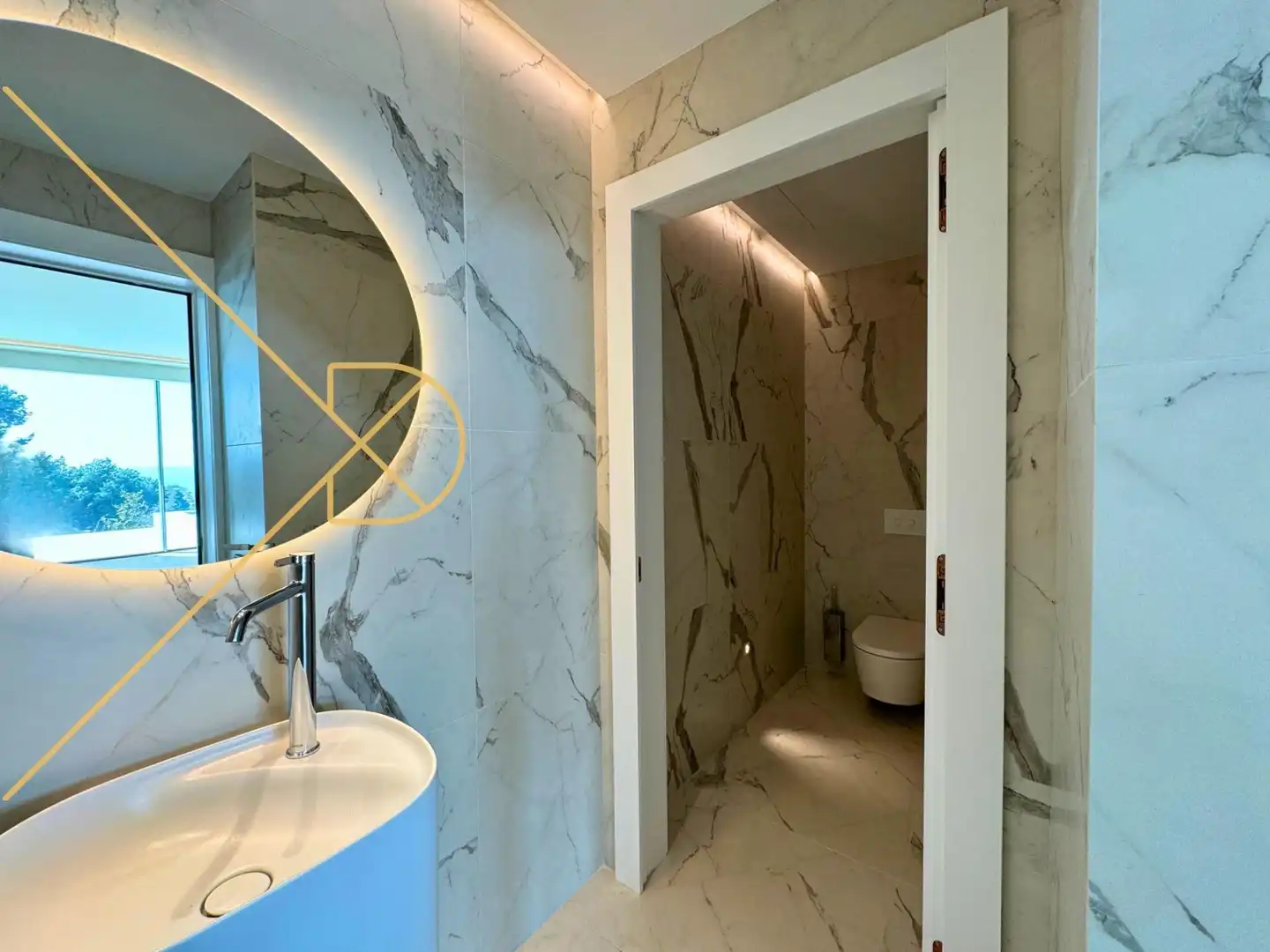 Baño de Casa o chalet en venta en Barcelona con Aire acondicionado, Calefacción y Jardín privado