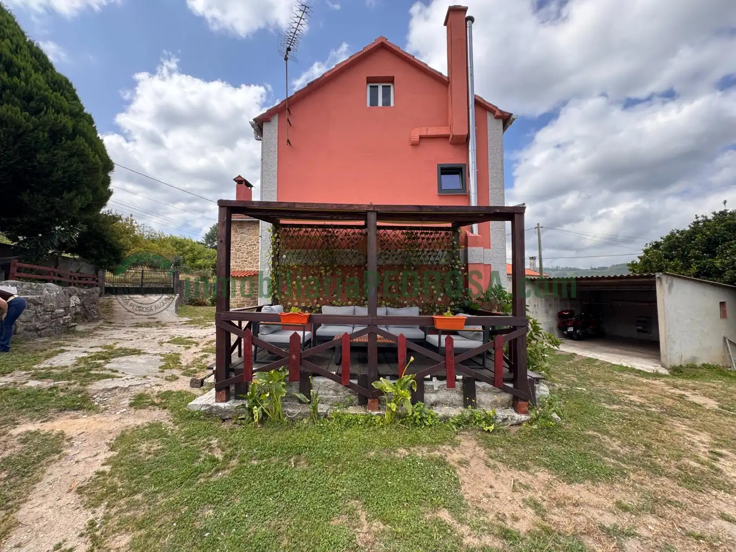 Terrassa de Finca rústica en venda en Moraña