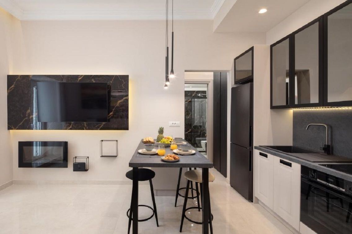 Kitchen of Flat to rent in  Cádiz Capital  with Air Conditioner, Furnished and TV