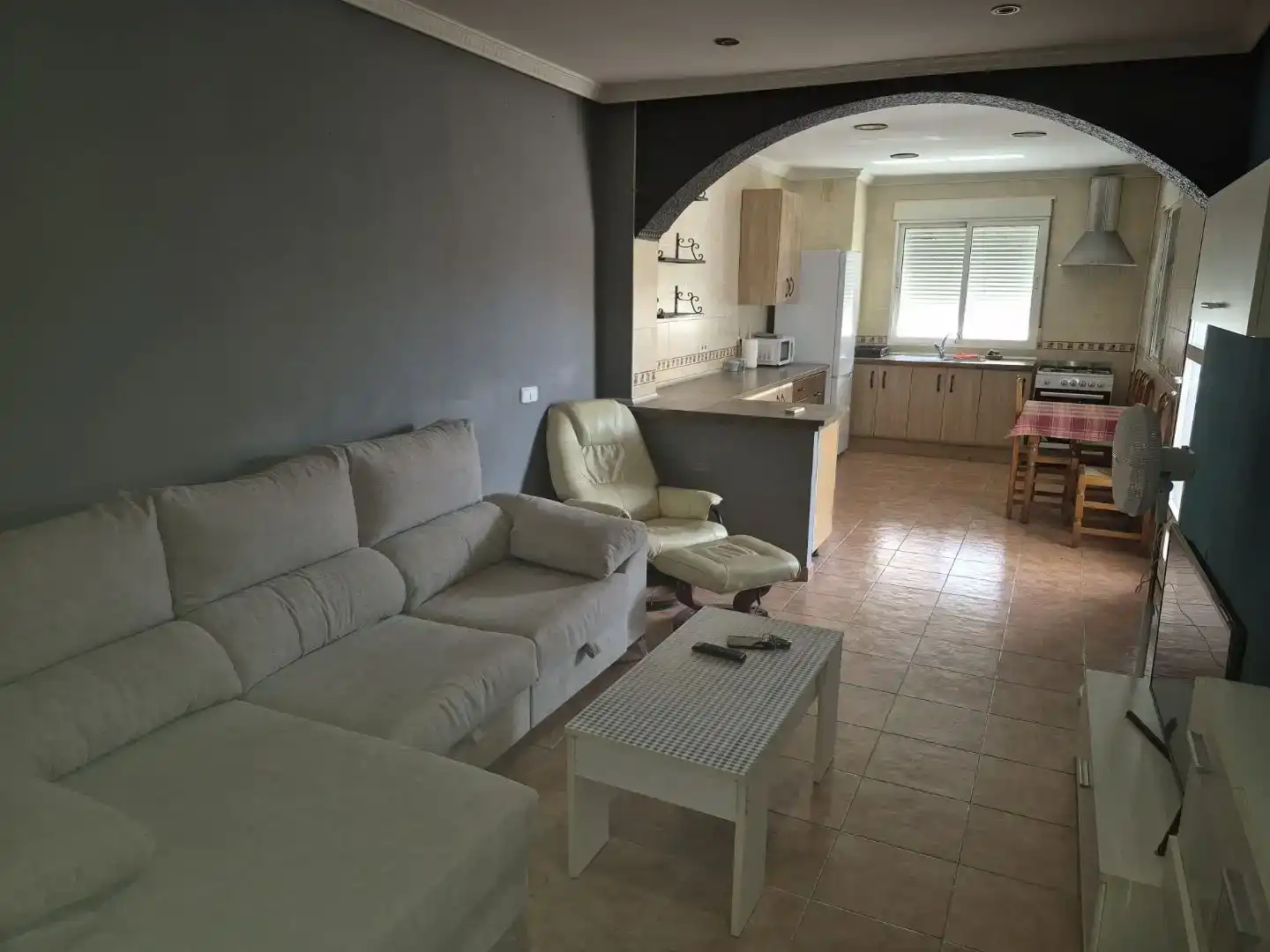 Living room of Flat for rent in Las Torres de Cotillas  with Air Conditioner and Furnished