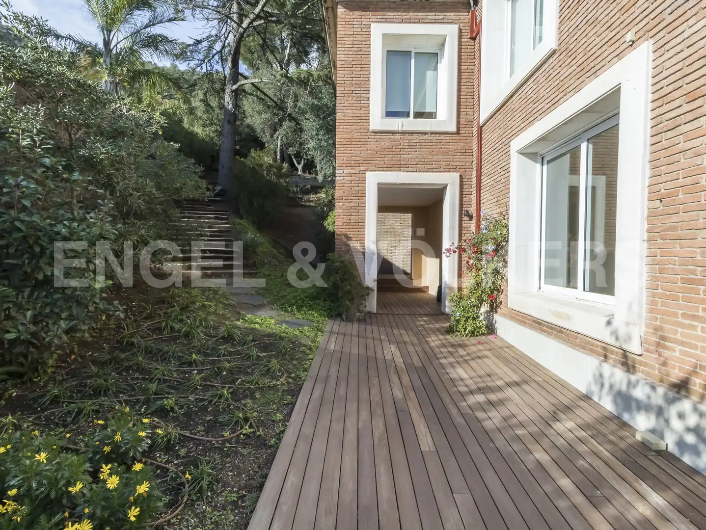 Terrace of Houses for rent in Barcelona  with Air Conditioner, Heating and Private garden