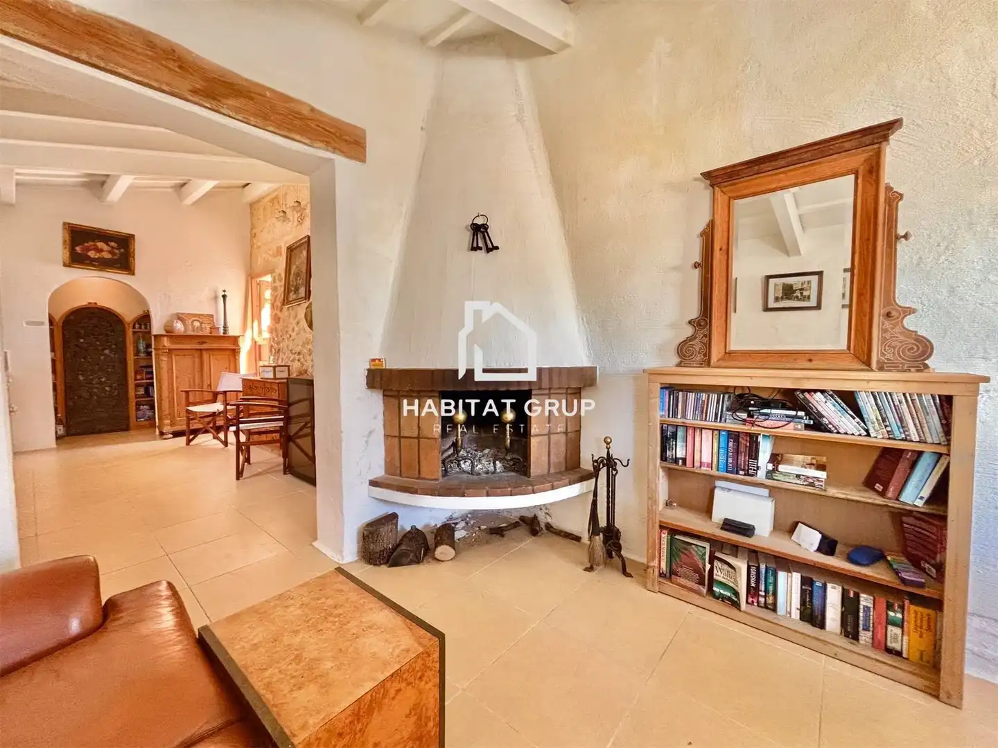 Wohnzimmer von Haus oder Chalet zum Verkauf in Sant Lluís mit Klimaanlage, Heizung und Privatgarten