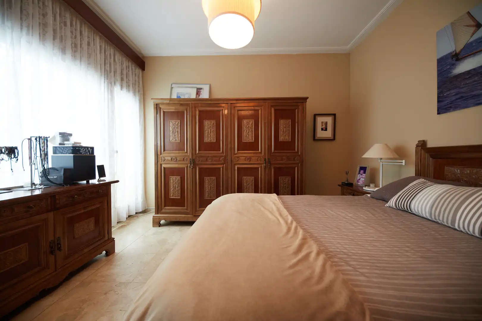 Dormitori de Casa adosada en venda en Vilanova i la Geltrú amb Aire condicionat, Terrassa i Balcó