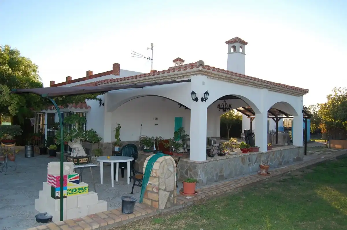 Jardín de Finca rústica en venta en El Puerto de Santa María con Aire acondicionado, Trastero y Piscina