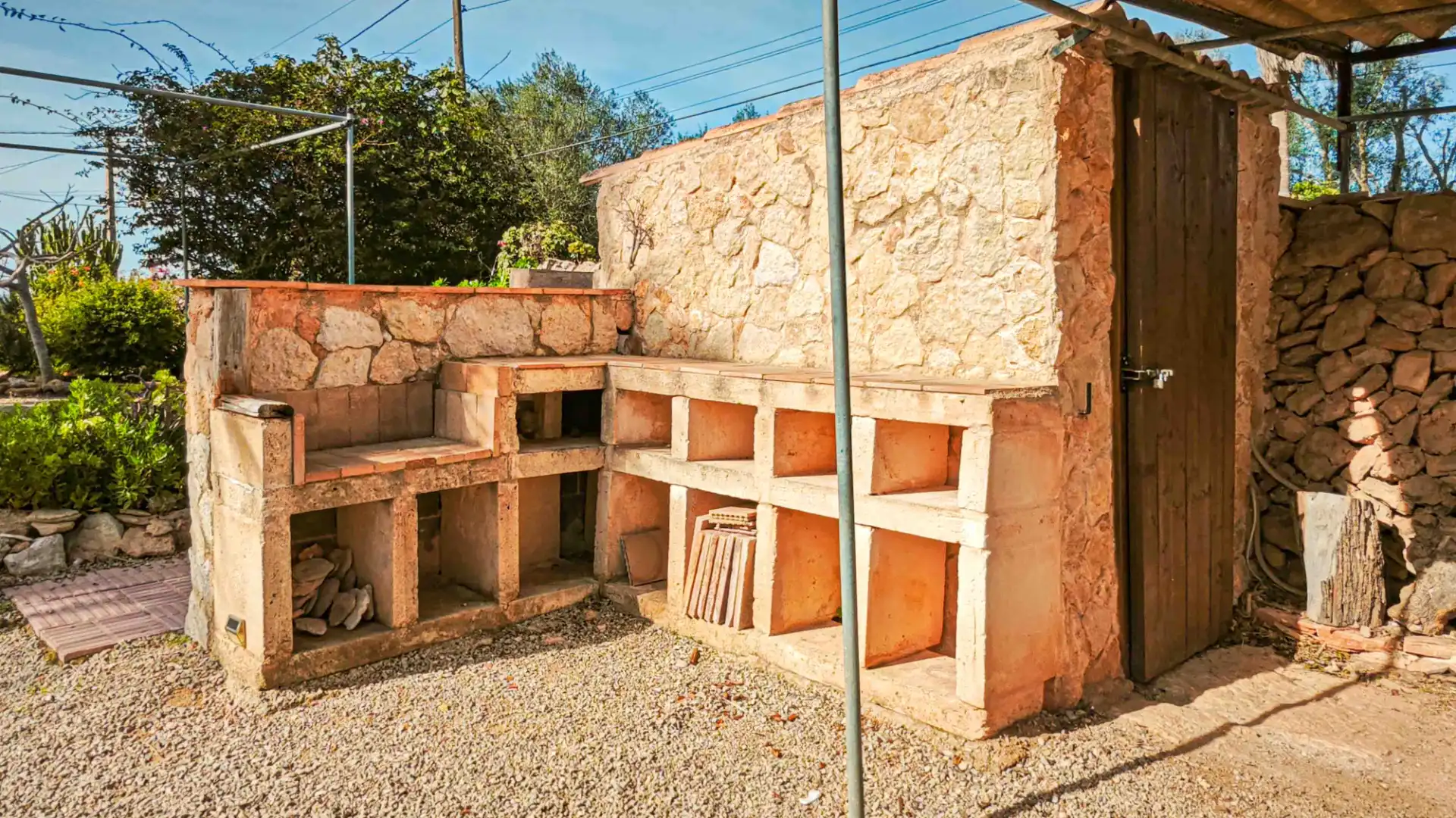 Jardí de Casa o xalet de lloguer en Ses Salines amb Jardí privat i Forn