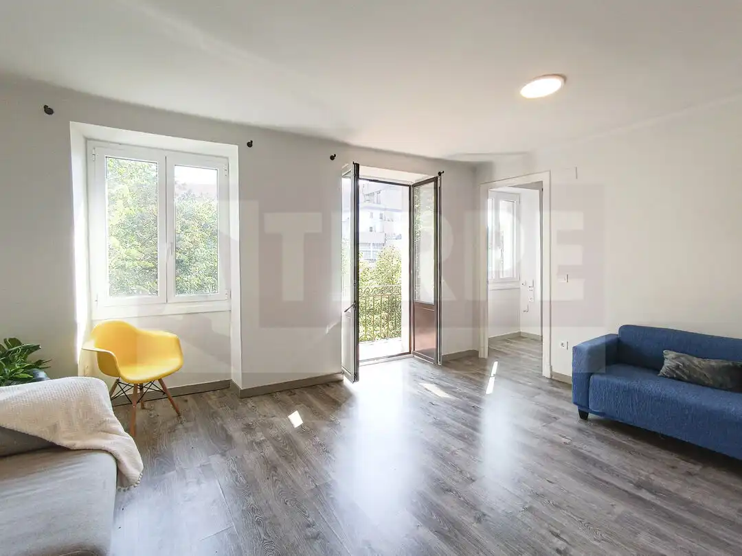 Sala de estar de Piso en venta en Errenteria con Balcón