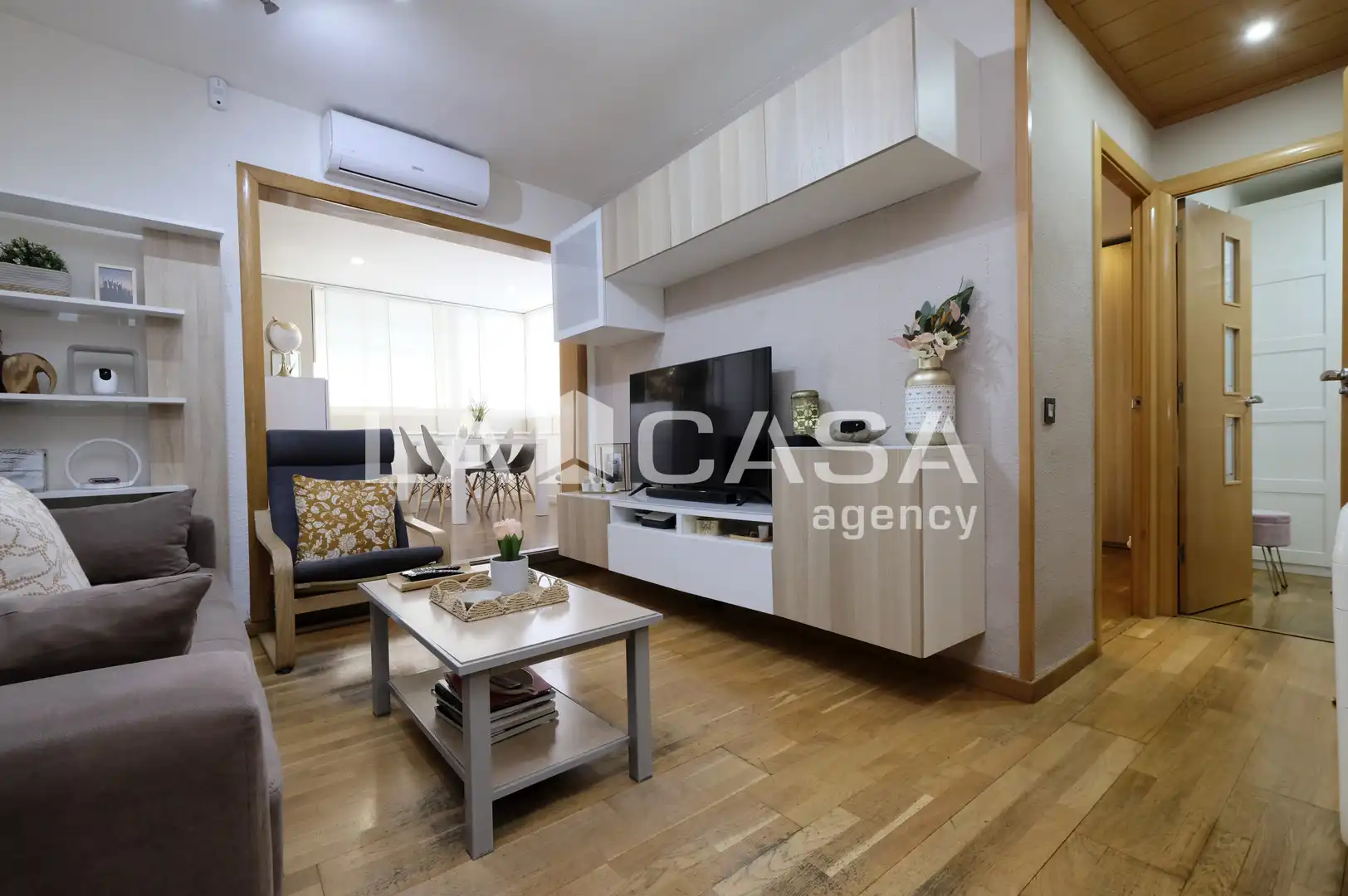 Sala de estar de Ático en venta en  Barcelona Capital con Terraza
