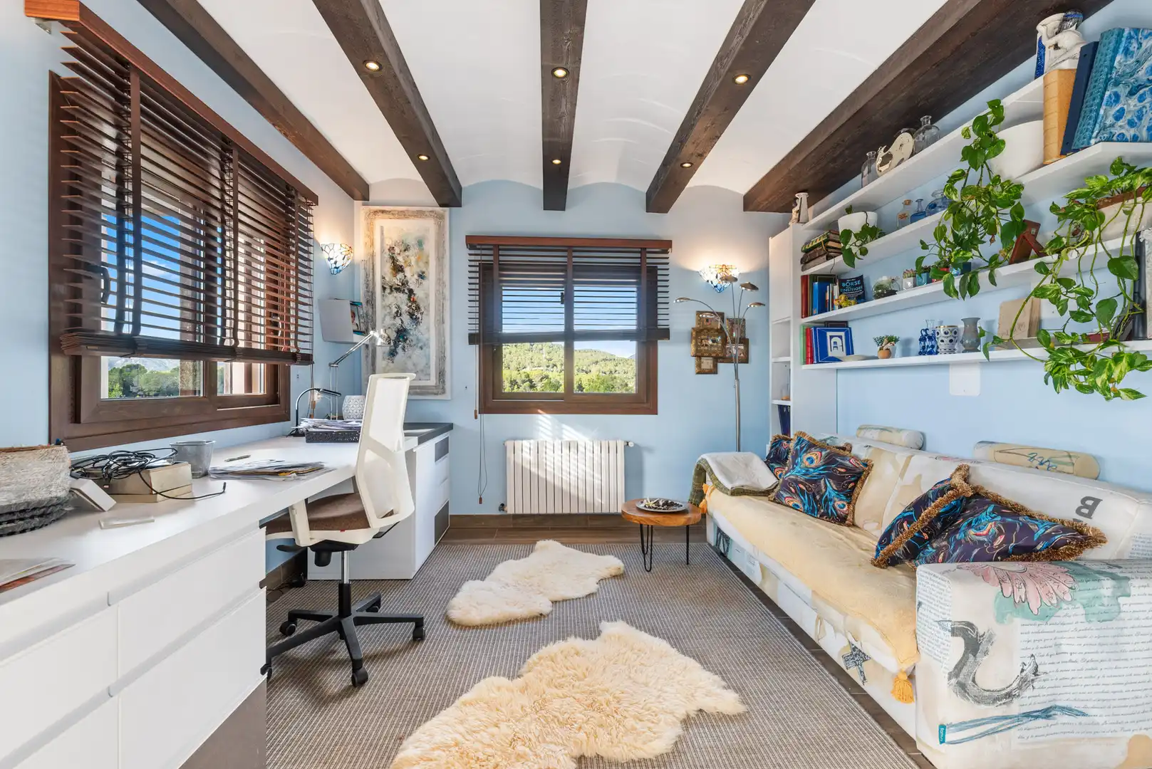 Schlafzimmer von Country house zum Verkauf in Calvià mit Klimaanlage, Heizung und Terrasse