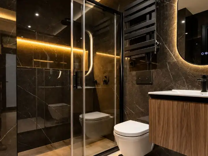 Baño de Apartamento en venta en  Madrid Capital con Aire acondicionado y Terraza