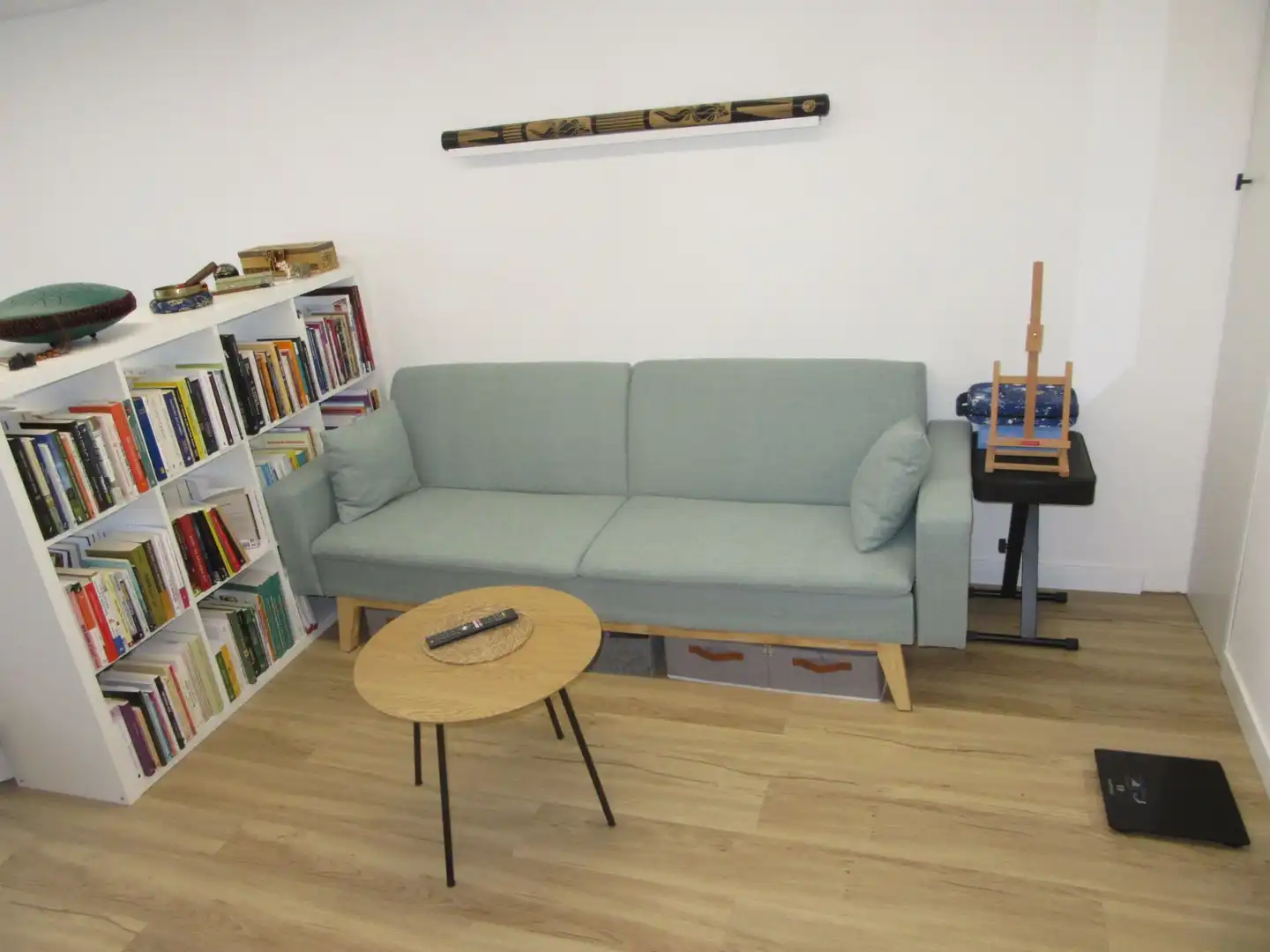 Sala de estar de Apartamento en venta en Jaca con Calefacción, Terraza y Amueblado