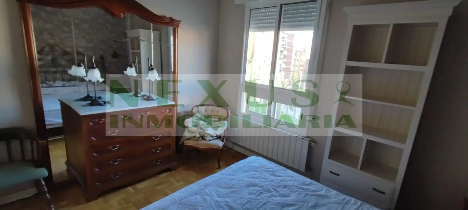 Bedroom of Flat for rent in Cáceres  with Air Conditioner, Heating and Furnished