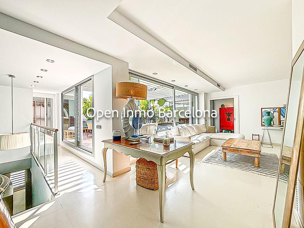 Sala de estar de Ático en venta en Sant Pere de Ribes con Aire acondicionado, Calefacción y Jardín privado