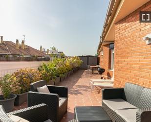 Terrace of Flat to rent in  Barcelona Capital  with Air Conditioner, Heating and Furnished
