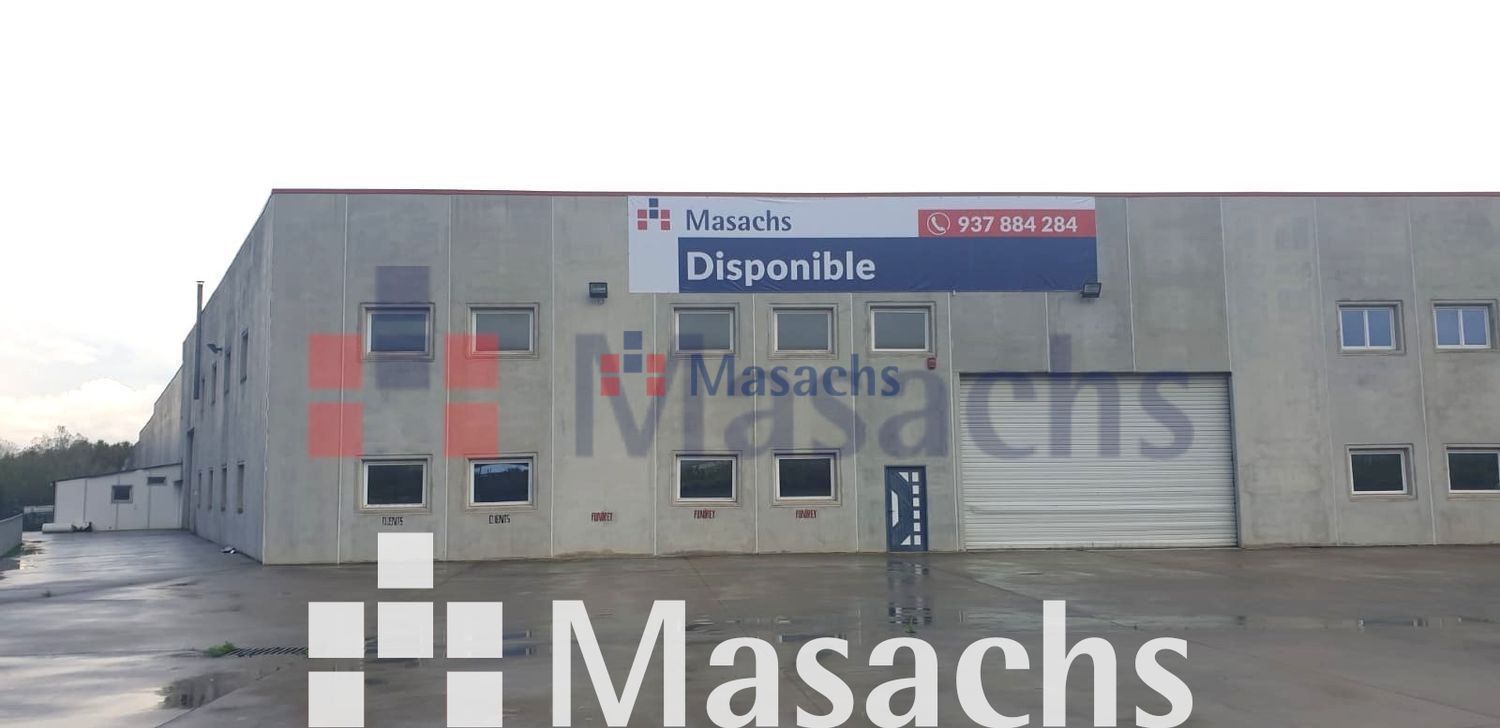 Vista exterior de Nave industrial en venta en Sils