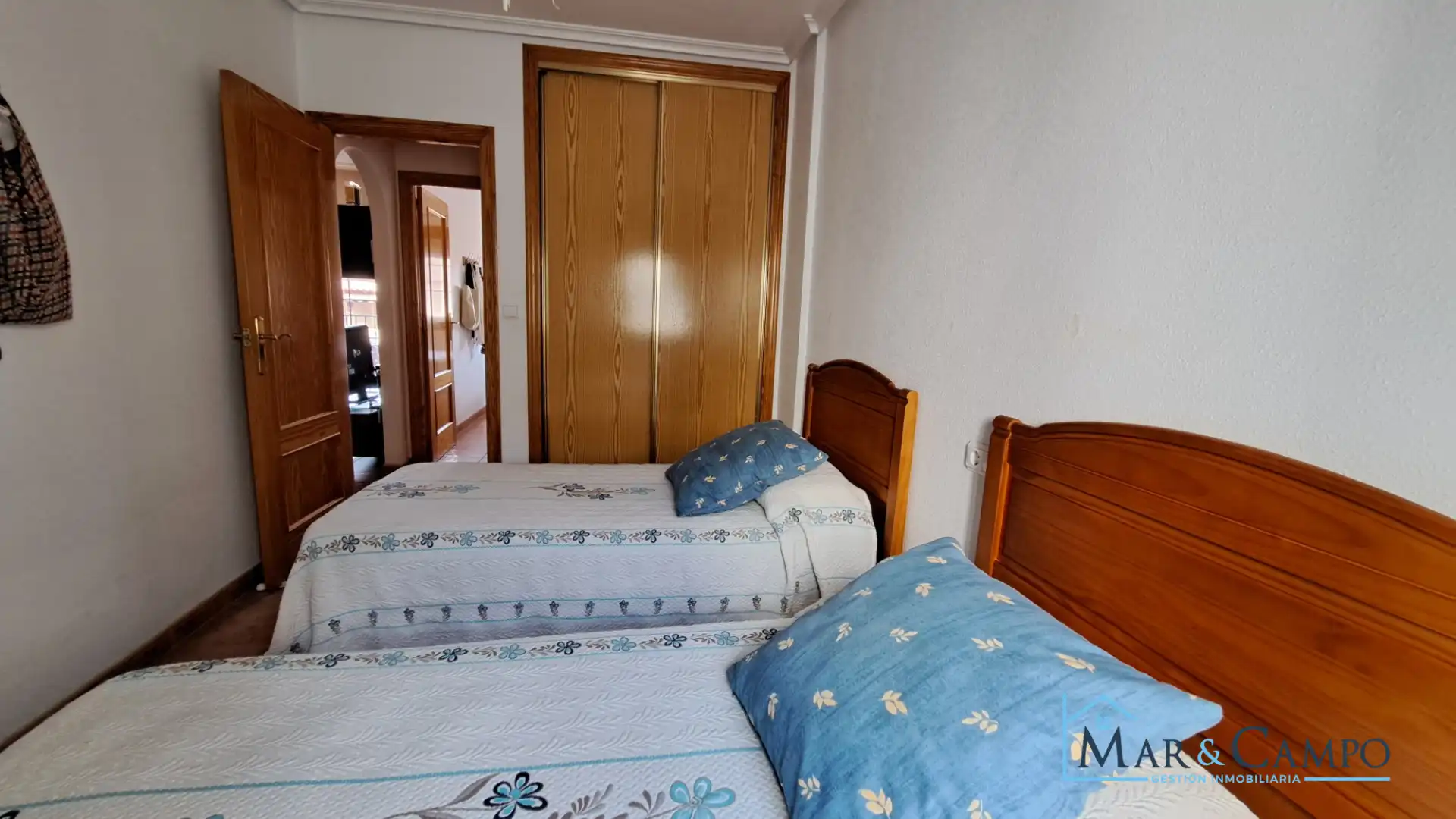 Bedroom of Flat for sale in Los Alcázares  with Terrace, Furnished and Balcony
