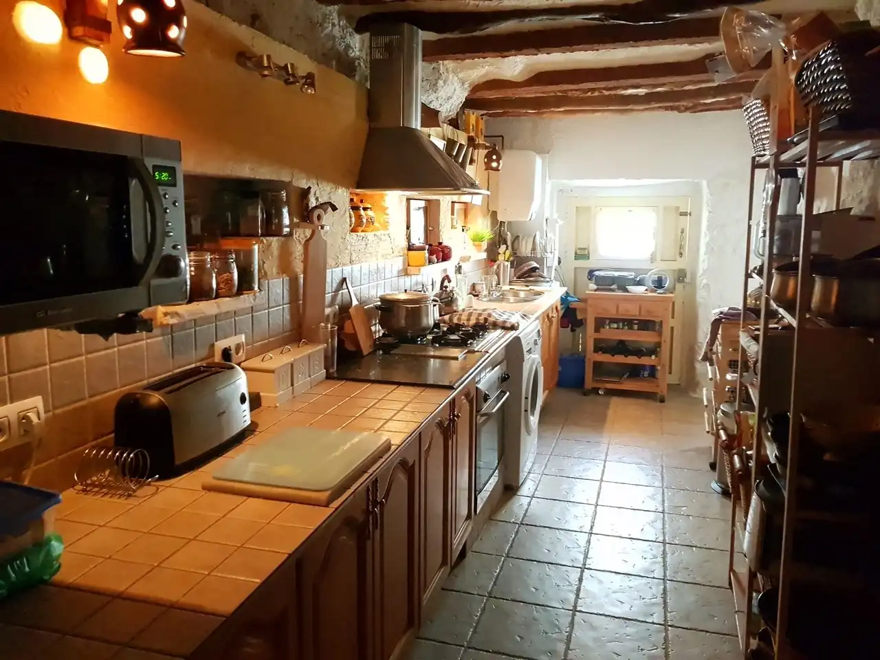 Cuina de Finca rústica en venda en Sierro amb Terrassa