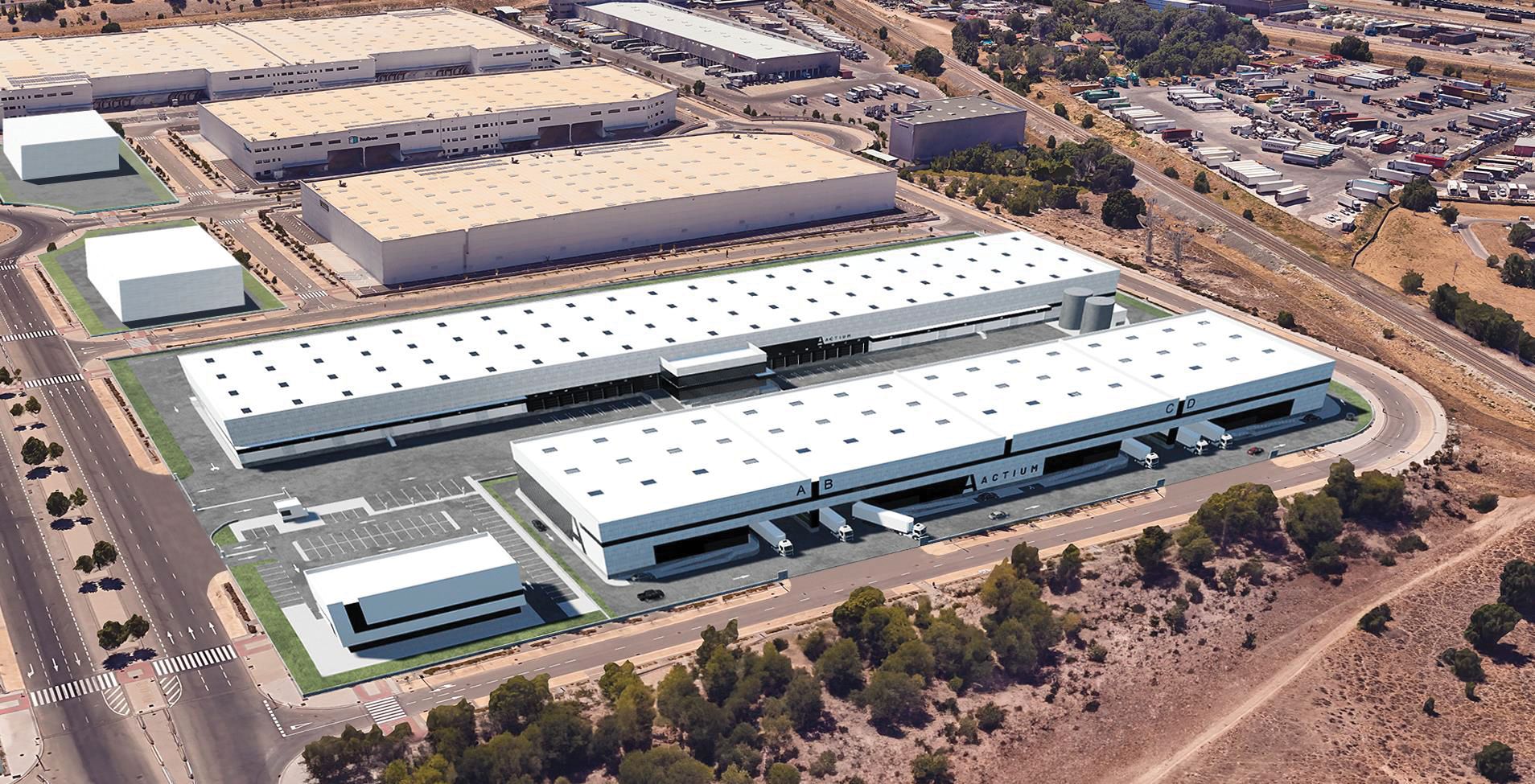 Vista exterior de Nau industrial de lloguer en  Madrid Capital amb Calefacció i Alarma