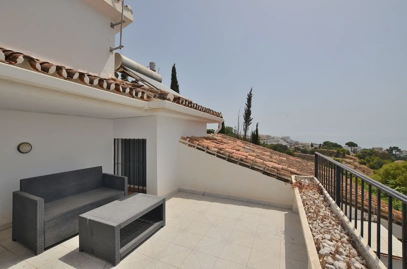 Terraza de Casa o chalet en venta en Benalmádena con Aire acondicionado, Jardín privado y Terraza