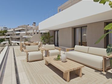 Attico con piscina in vendita a Estepona Pueblo