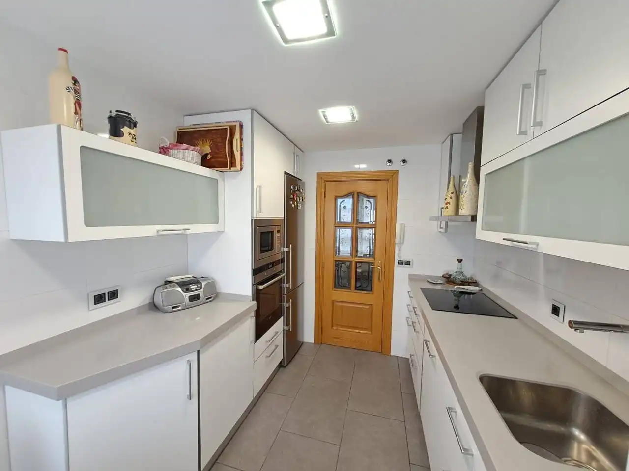 Küche von Wohnung zur Miete in Burgos mit Heizung, Parkett und Abstellraum