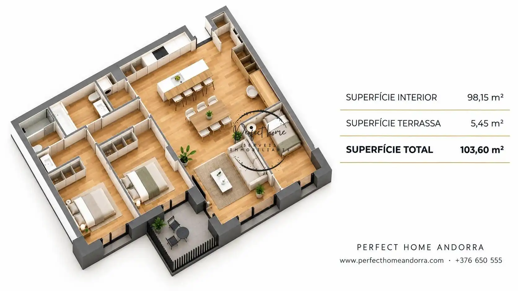 3-bedroom flat for sale in Encamp · 20 of 51