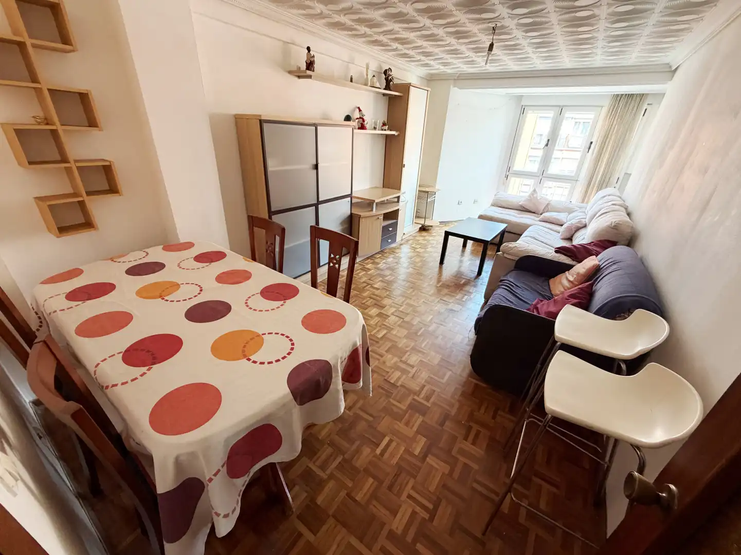 Living room of Flat for sale in Avilés  with Heating and Parquet flooring