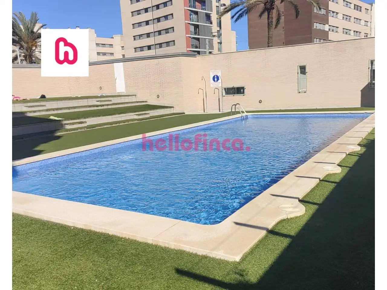 Schwimmbecken von Maisonette zum Verkauf in Badalona mit Heizung, Parkett und Terrasse