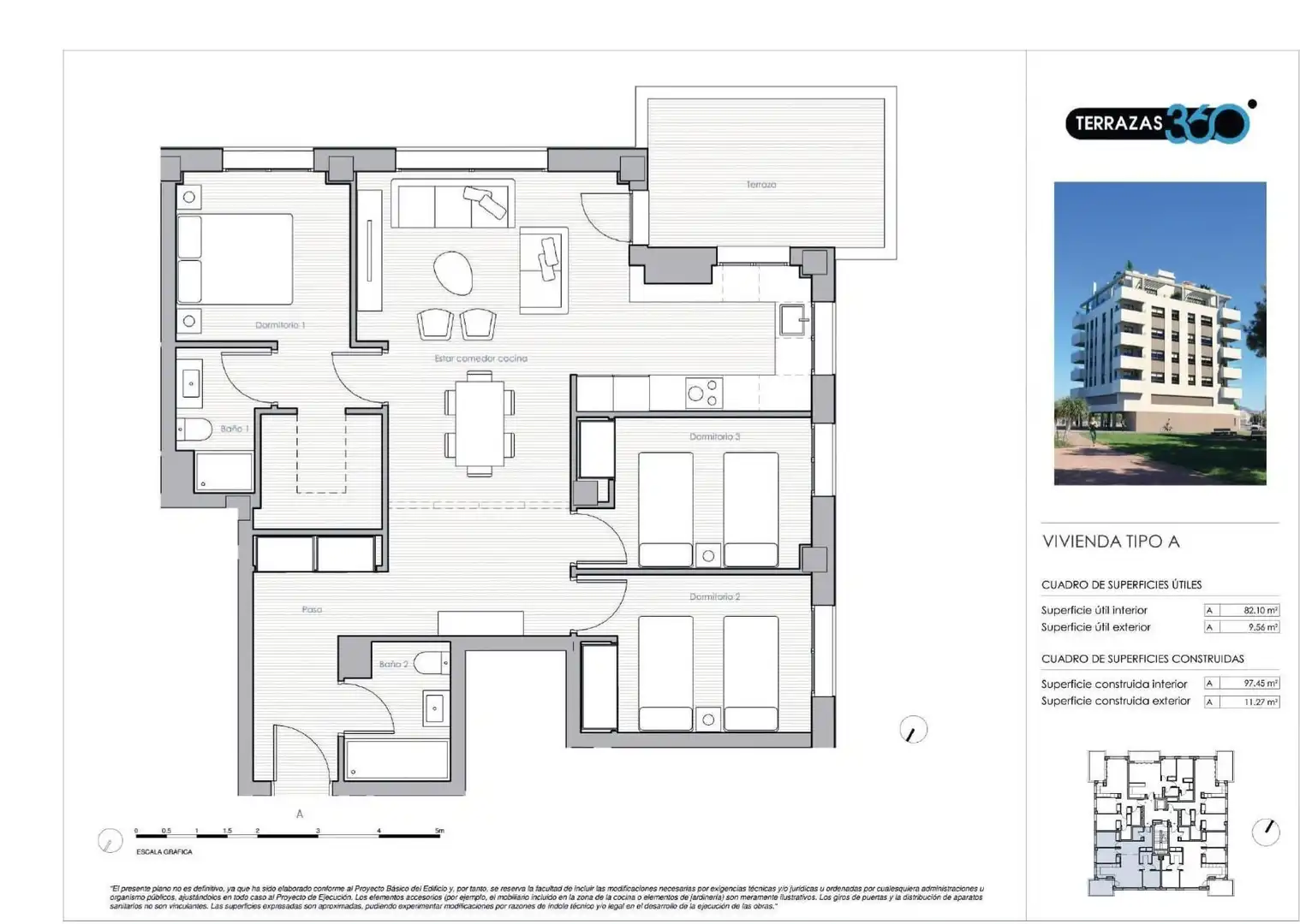 Apartament amb piscina en venda a El Grao, imagen 14