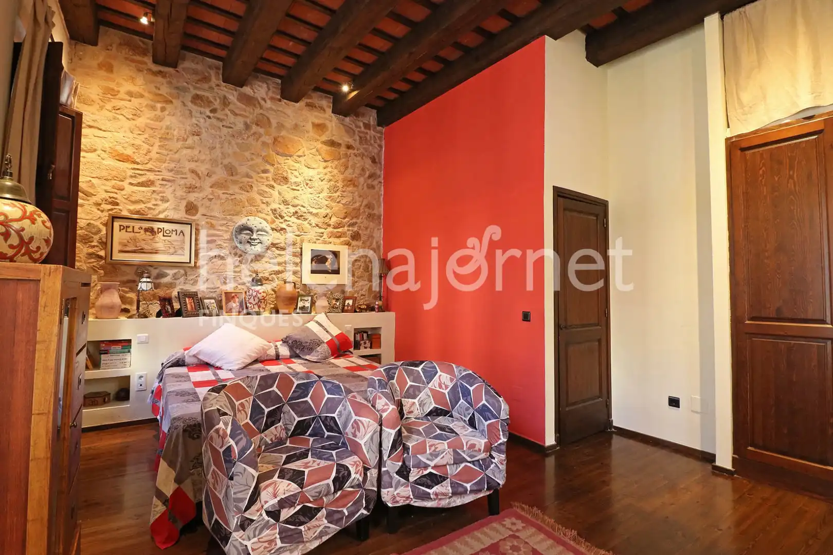 Dormitori de Casa adosada en venda en Sant Feliu de Guíxols amb Calefacció, Terrassa i Alarma