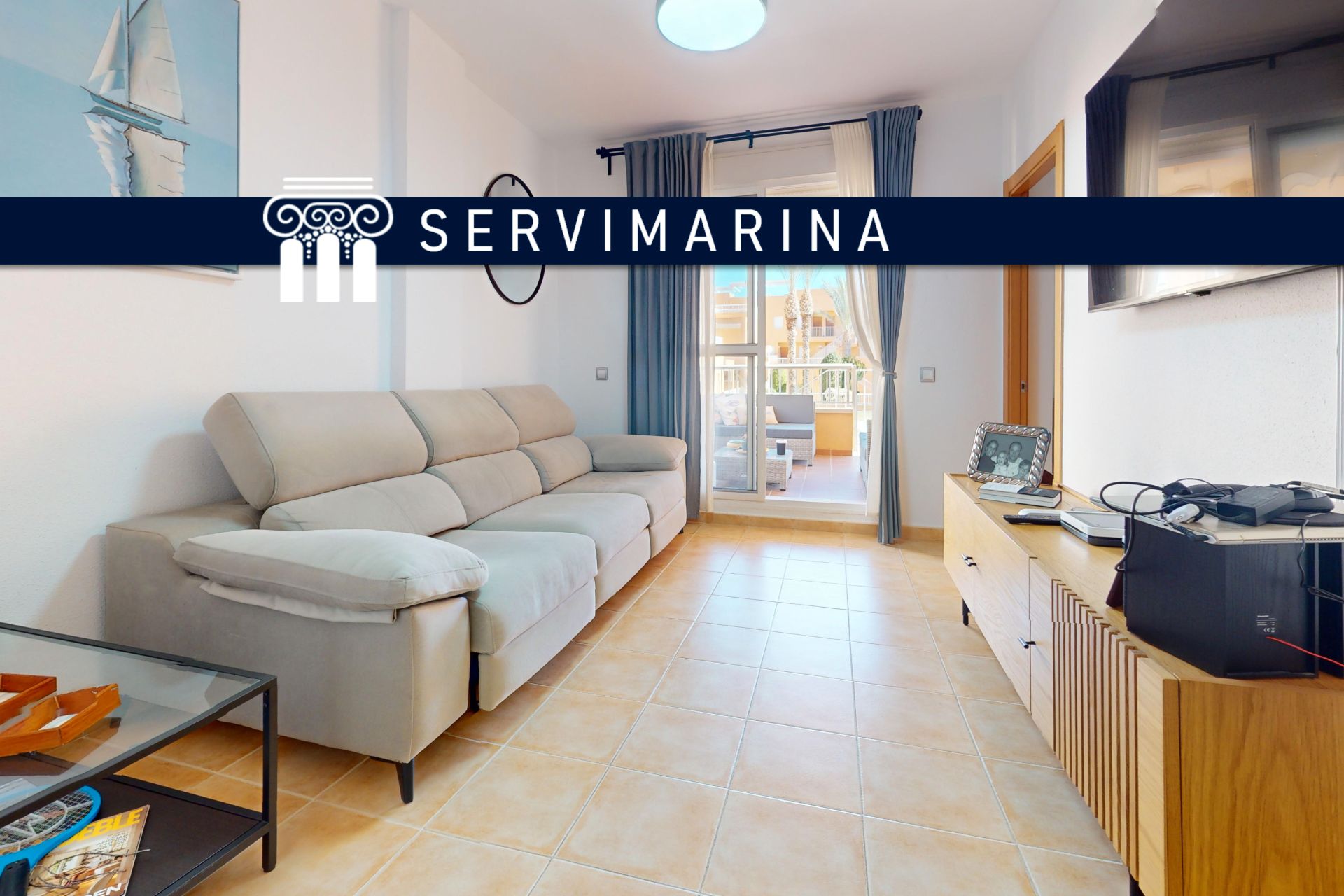 Living room of Flat for sale in Mojácar  with Air Conditioner, Terrace and Storage room