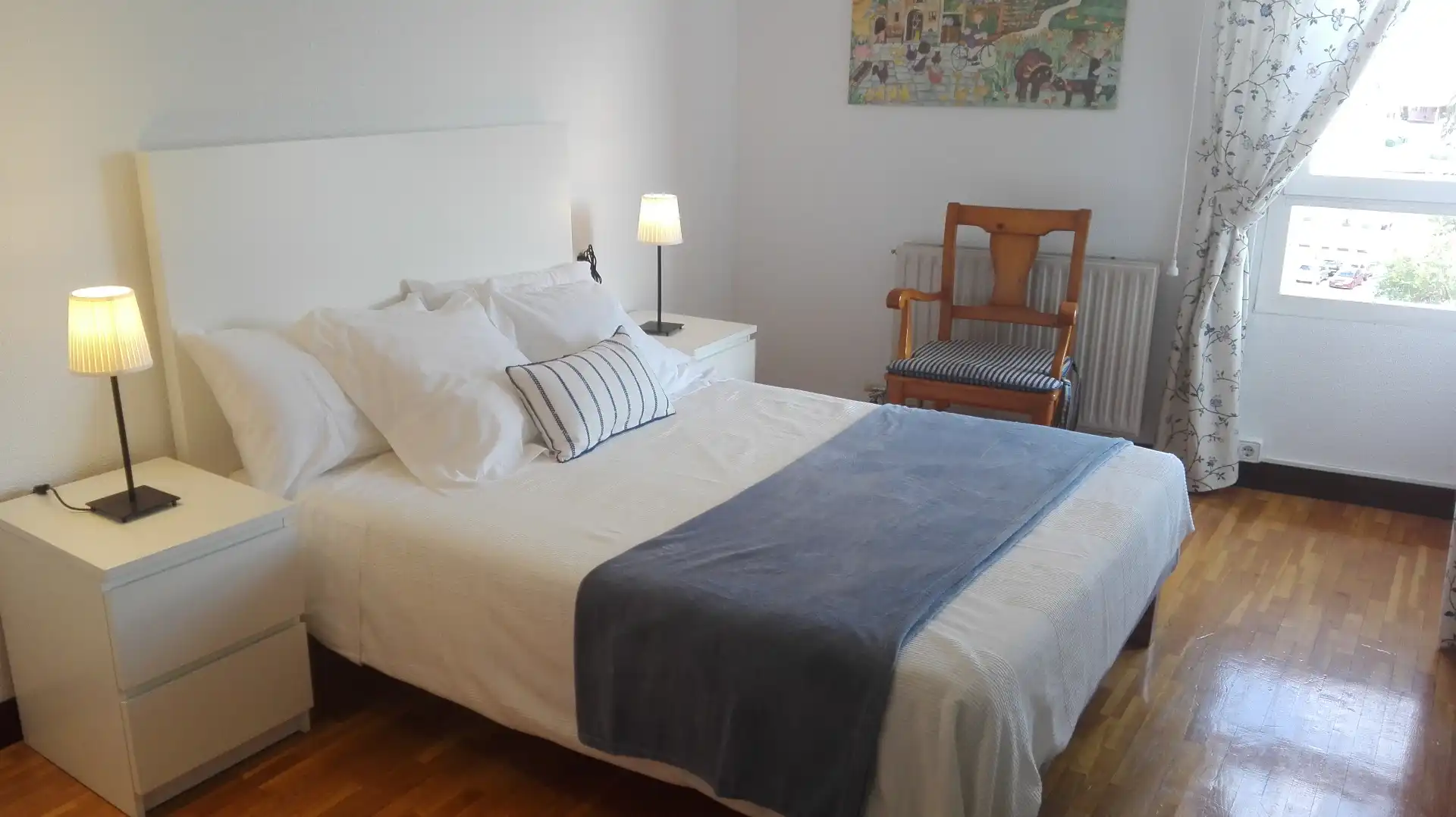 Habitación de Piso de alquiler en  Pamplona / Iruña con Calefacción, Parquet y Terraza