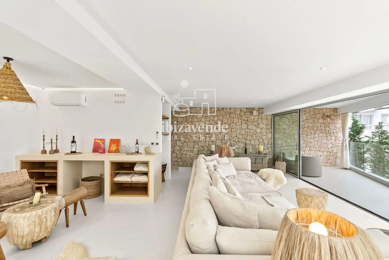 Sala d'estar de Casa o xalet en venda en Eivissa amb Aire condicionat, Calefacció i Terrassa