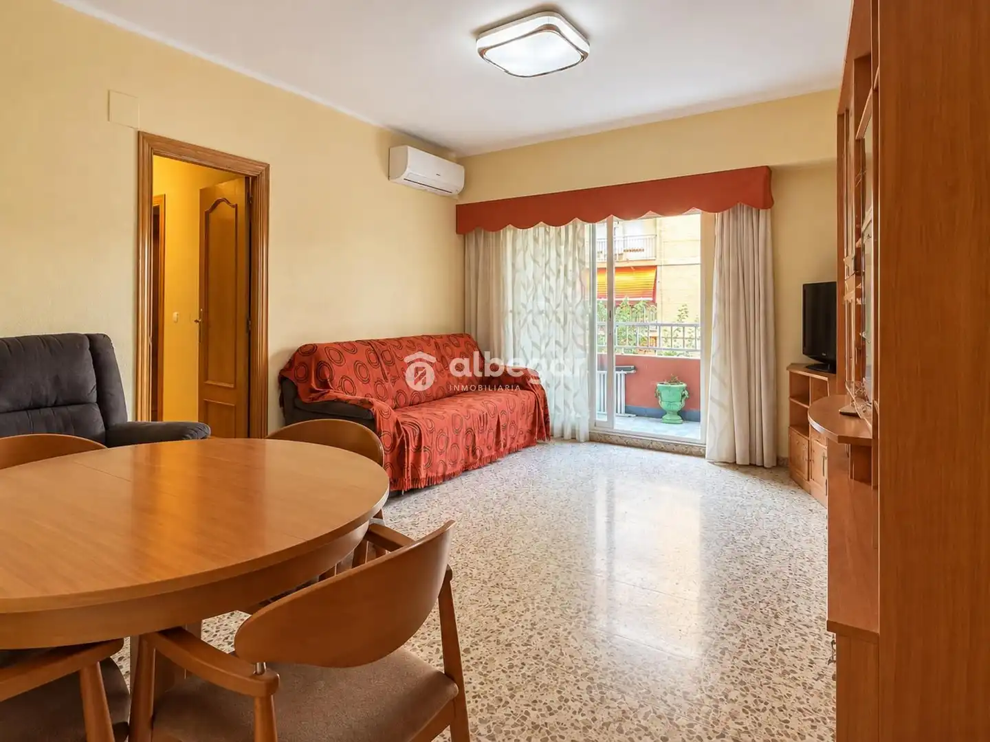 Wohnzimmer von Wohnung zum Verkauf in Valencia mit Klimaanlage, Terrasse und Möbliert