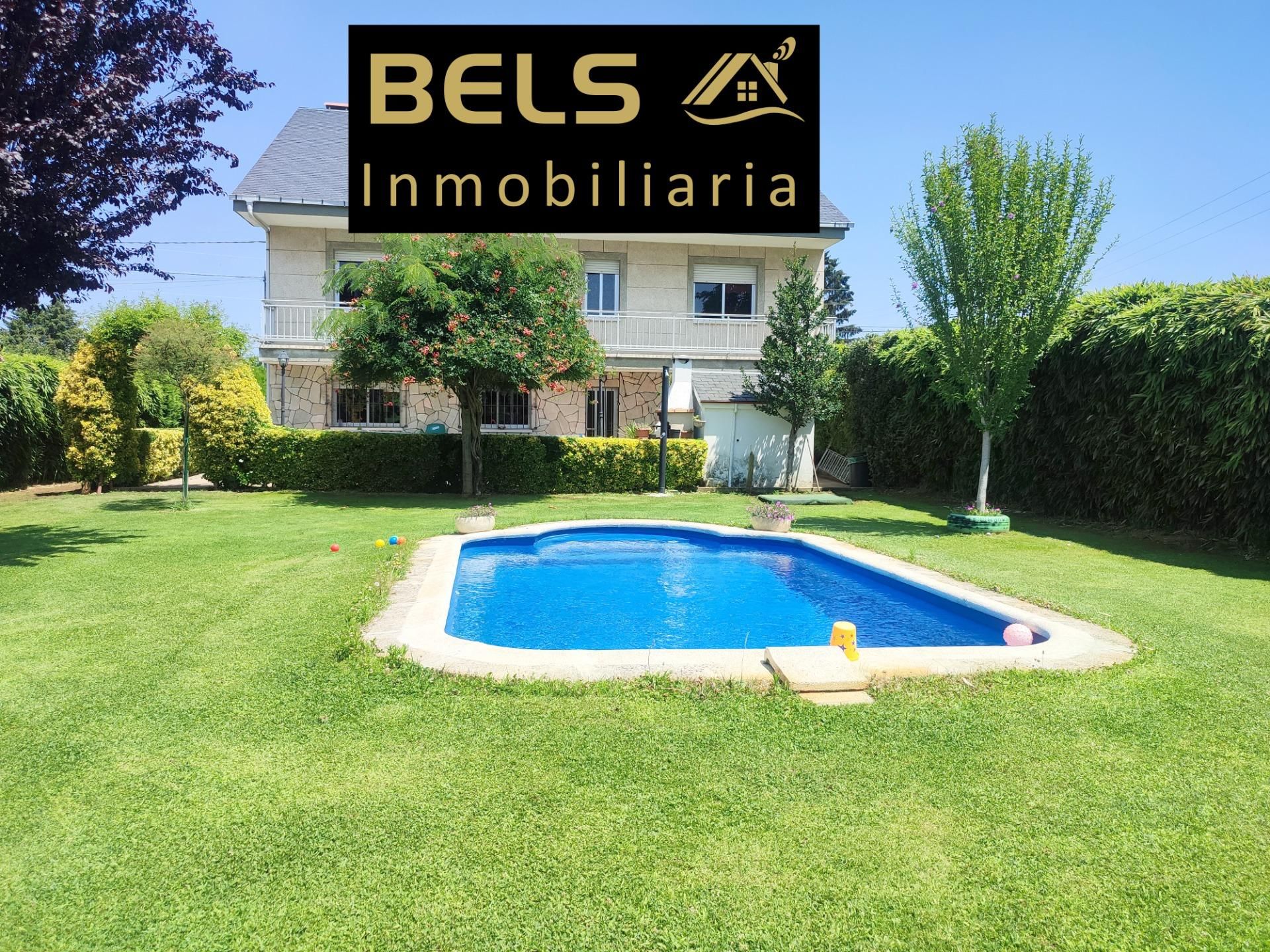 Exterior view of House or chalet for sale in Camponaraya  with Heating, Private garden and Swimming Pool