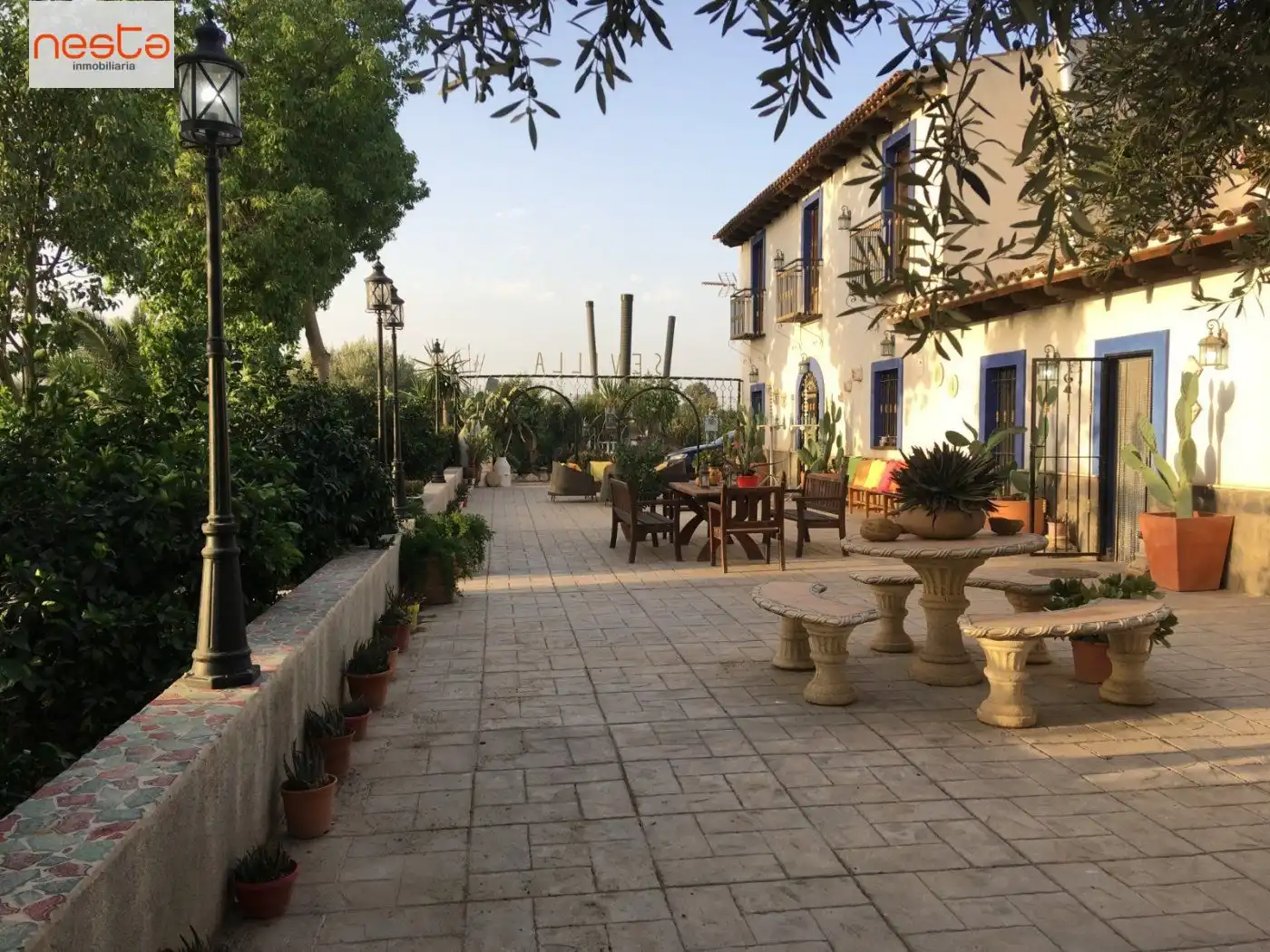 Terrassa de Finca rústica en venda en Lorca amb Aire condicionat, Jardí privat i Moblat