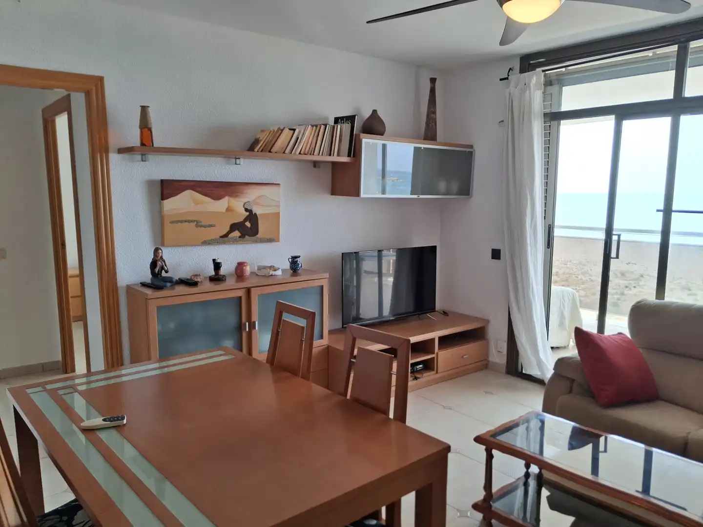 Living room of Apartments for rent in Castelldefels  with Terrace, Furnished and Community pool