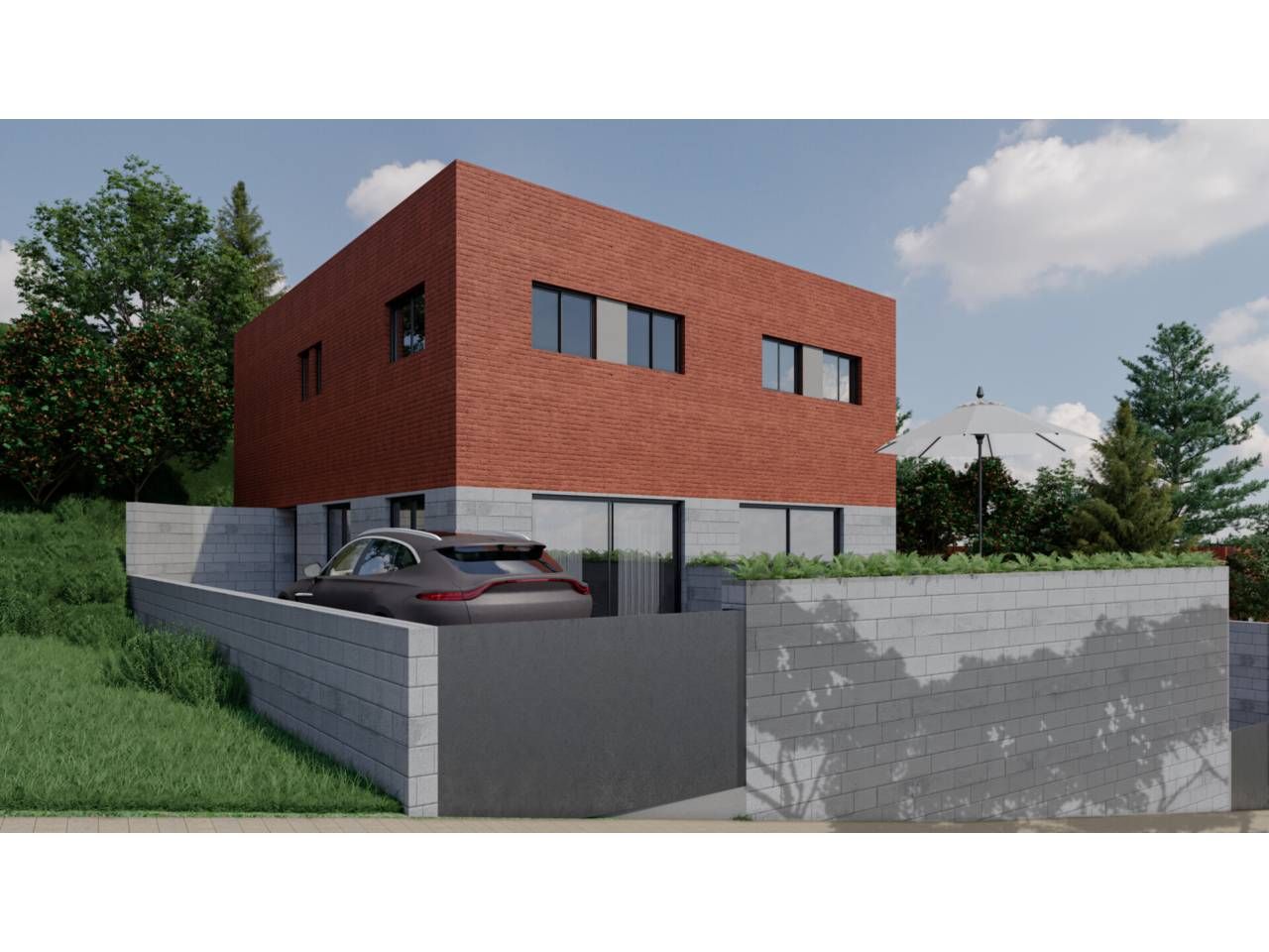 Vista exterior de Casa o xalet en venda en Terrassa amb Aire condicionat, Calefacció i Jardí privat
