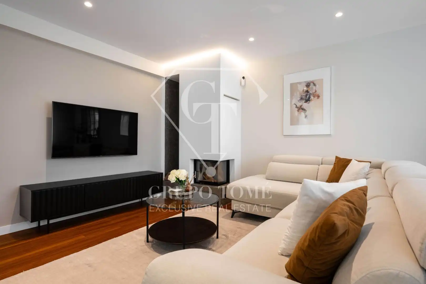 Sala de estar de Casa adosada en venta en Donostia - San Sebastián  con Calefacción, Jardín privado y Terraza